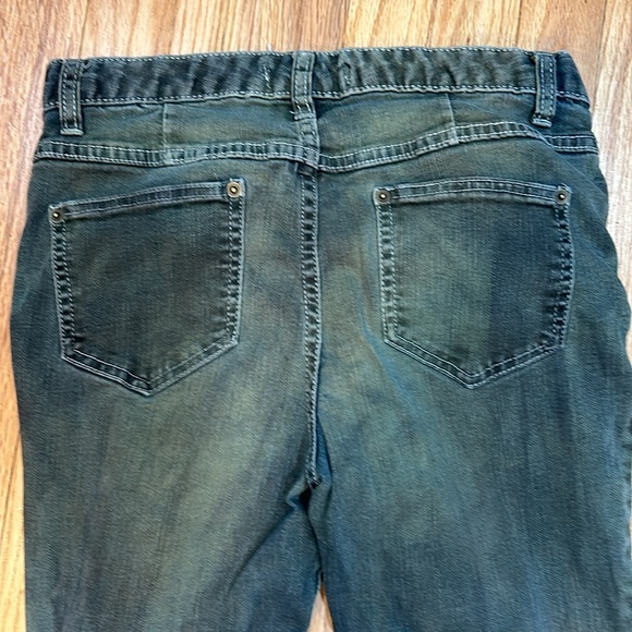 Free people super soft and comfy green wash jeans - Picture 9 of 10